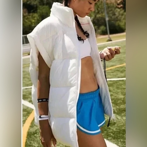 FP Movement by Free People Jackets & Blazers - Free People Movement In A Bubble Puffer Vest Women Medium Oversized NEW